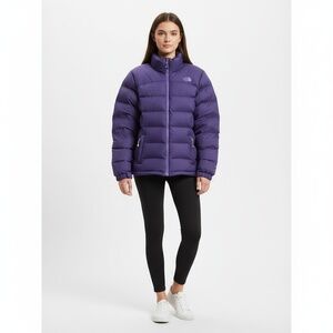 The North Face Womens Small Purple Nuptse 700 Down Puffer Jacket Vintage Warm